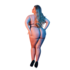 Beha en G-string Set met Bandjes - 2X - Zwart_
