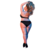 Halter Bandeaux en Panty Set - 2X - Zwart_
