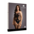 Fence Net Suspender Bodystocking - Plus Size_