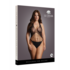 Strappy Lace Teddy - Plus Size_