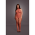 Visnet en Kant Bodystocking - Koning Maat_