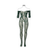 Kant Lange Mouwen Bodystocking - Koninginmaat_