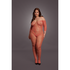 Kant Lange Mouwen Bodystocking - Koningin Maat_