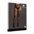 Suspender Gestreepte Panty - Plus Size_
