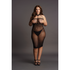Hoge Hals Jurk - Plus Size_