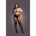 Pantie met Aangetoonde Kousen - OSX - Zwart_