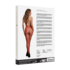 Glanzende Cut-Out Panty - One Size - Rood/Goud Glitter_