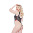 Kantloze Hoge Cut Teddy - Plus Size_