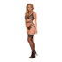Strapless BH en String Set - Zwart_