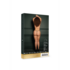 Cloé - String met Open Kruis, Verstelbare Sliders en Gouden Details - Plus Size_