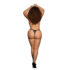 Faye - Kant Tanga met Verstelbare Sliders en Gouden Details - Plus Size_