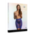 High-Waist Fishnet Rok - One Size - Blauw_