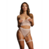2-delige BH-set met jarretels - One size - Roze_