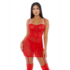 Transparante Intimiteit - Mesh Bustier Set - XL_