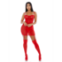 Transparante Intimiteit - Mesh Bustier Set - XL_