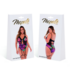 Teddy - 1/2X - Zwarte Droombloem Print_
