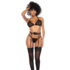 Drie-delige set - L/XL - Zwart_