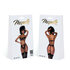 Yours Truly - Drie-delige Open Cup Bh Set - L/XL - Zwart_