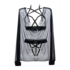 Sweet Little Lies - Harness Set - OS - Zwart_