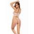 Twee-in-één Babydoll en Twee Delige Set - S/M - Wit_