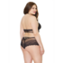 Visnet Haltertop en Booty Shorts - Één Maat_