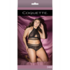 Visnet Haltertop en Booty Shorts - Plus Size_