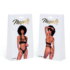 Twee-delige set - S/M - Zwart_