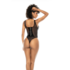 Bodysuit - M - Glanzend Zwart_