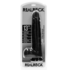 Extra Large Straight met Ballen 13 / 33 cm - Zwart_