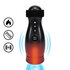 Virtuo - Zuig- en Vibratie Masturbator Pomp met Telefoonbevestiging - Gun Metal_