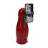 Virtuo - Zuig- en Vibratie Masturbator Pomp met Telefoonbevestiging - Metallic Rood_