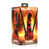 Demon Rising - Schubben Draak Siliconen Dildo - Rood/Zwart_