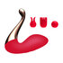 The Queen Stiletto - Dual Stim Clitoral Vibrator - Red_