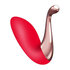 The Queen Stiletto - Dual Stim Clitoral Vibrator - Red_
