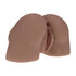 Bodyforms - Kaya Bloom - Dubbele Ingang Vibrerende Masturbator - 2,4 kg / 5,4 lbs - Bruin_