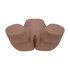 Bodyforms - Clara Vossin - Dual Entry Vibrerende Masturbator - 6,3 kg / 14,1 lbs - Bruin_
