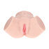 Bodyforms - Bree Knox - Dubbele Ingang Vibrerende Masturbator - 4,2 kg / 9,3 lbs - Vlees_