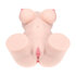 Bodyforms - Aveline Luxe - Dual Entry Vibrerende Masturbator - 14 kg / 30,9 lbs - Vlees_