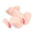 Bodyforms - Ava Monroe - Dubbele Ingang Vibrerende Masturbator met Mouwen - 20 kg / 44,1 lbs - Vlees_