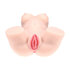 Bodyforms - Ava Monroe - Dubbele Ingang Vibrerende Masturbator met Mouwen - 20 kg / 44,1 lbs - Vlees_