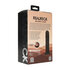 Dual Density Silicone Gebogen Realistische Dildo met Zuignap - 6 / 15,5 cm - Zwart_