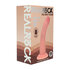 Dual Density Silicone Gebogen Realistische Dildo met Zuignap - 6 / 15,5 cm - Vlees_