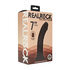 Dual Density Silicone Gebogen Realistische Dildo met Zuignap - 7 / 18,5 cm - Zwart_