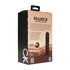 Dual Density Silicone Gebogen Realistische Dildo met Zuignap - 7 / 18,5 cm - Zwart_