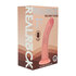 Dual Density Silicone Gebogen Realistische Dildo met Zuignap - 7 / 18,5 cm - Vlees_