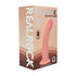 Dual Density Silicone Gebogen Realistische Dildo met Zuignap - 8 / 20,5 cm - Vlees_