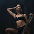 Rock Star - Balcolonette Twee Delige Bh Set - S/M - Nat Look Zwart_
