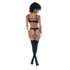 Rock Star - Twee-delige Set - S/M - Nat Look Zwart_