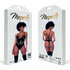 Vetersluiting Bodysuit met Lage Halslijn - S - Glanzend Zwart_