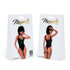 Bodysuit - M - Glanzend Zwart_